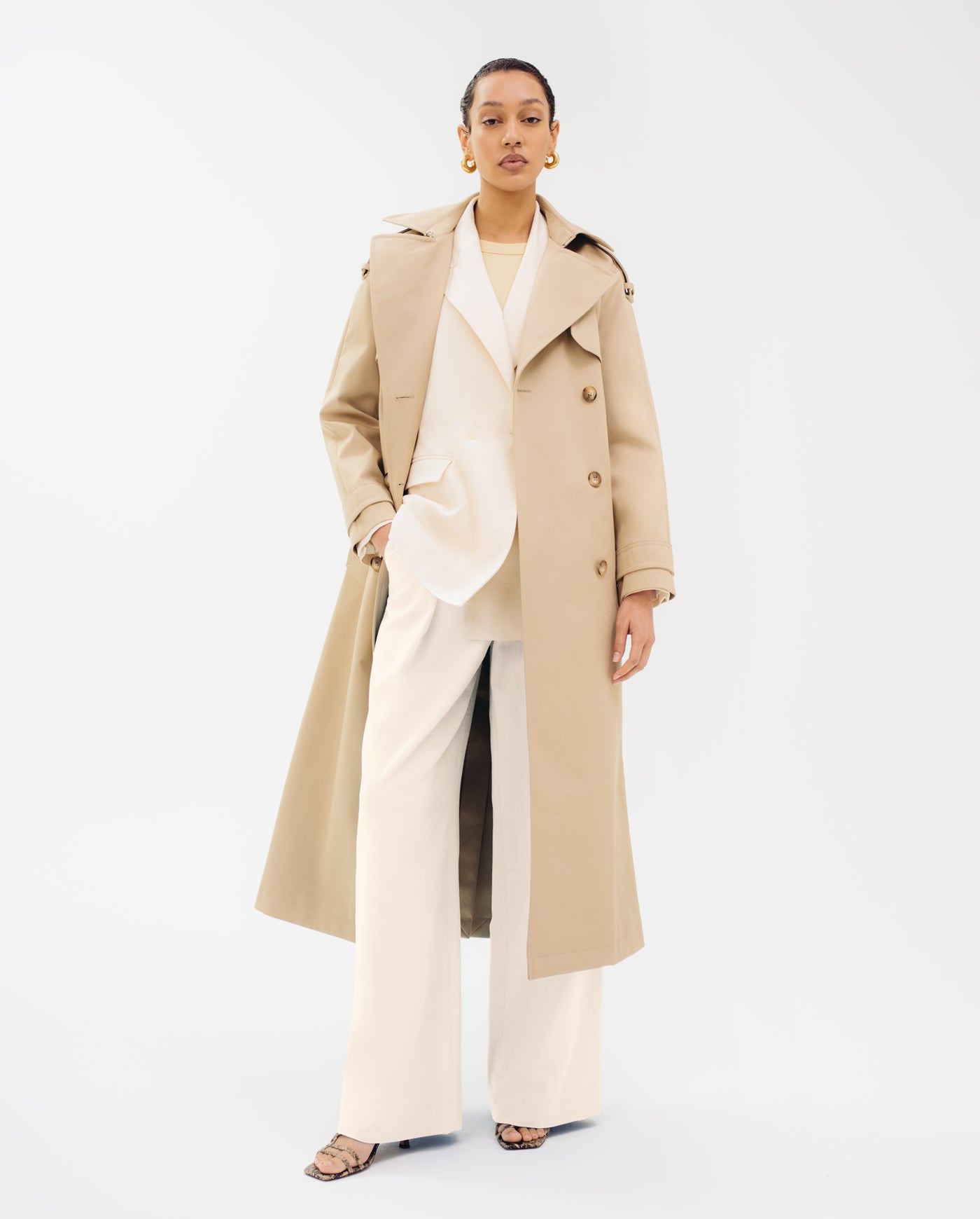 IVY OAK - CAROLINA Coat - IO1123S1109-BE442 - Beige