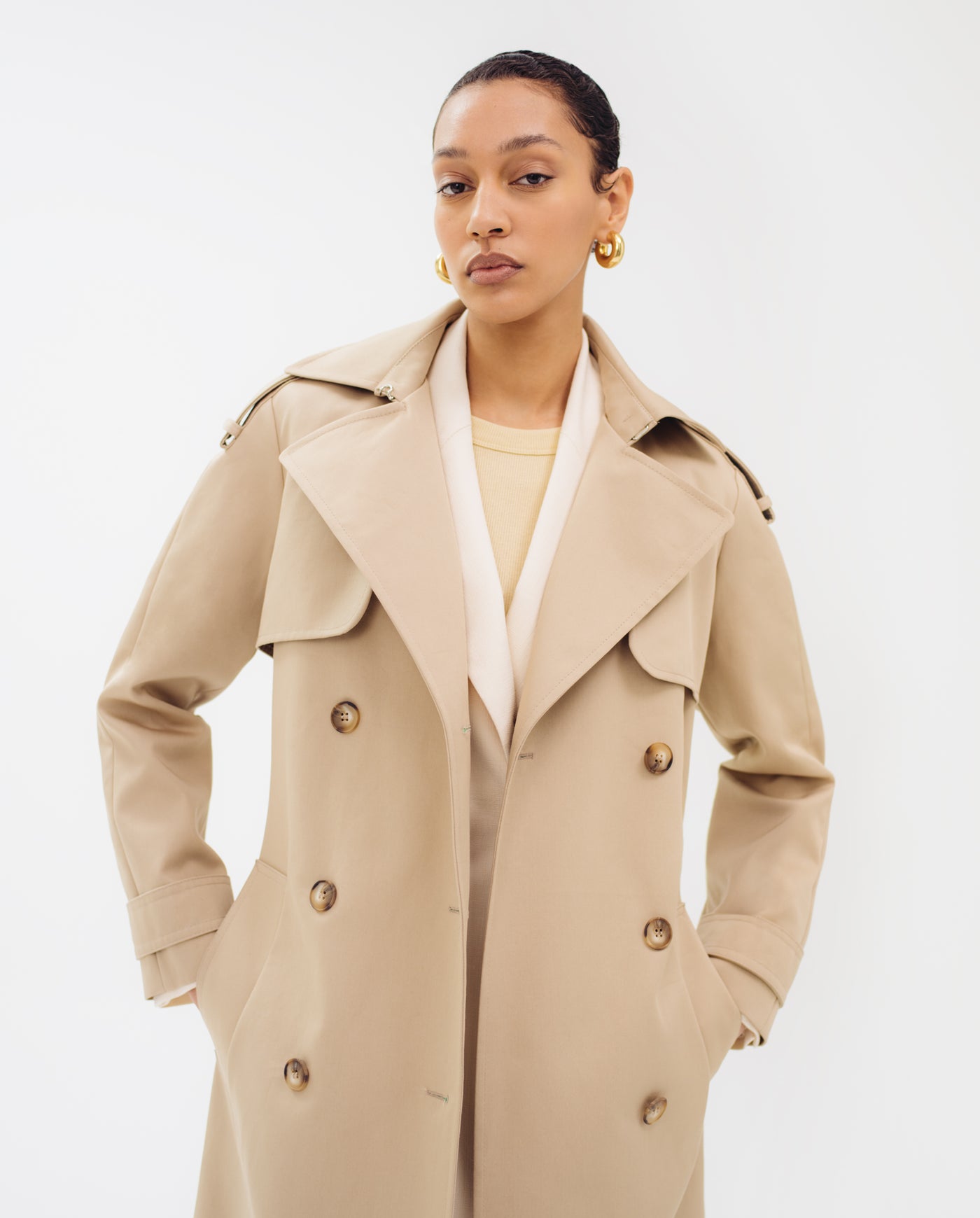 IVY OAK - CAROLINA Coat - IO1123S1109-BE442 - Beige