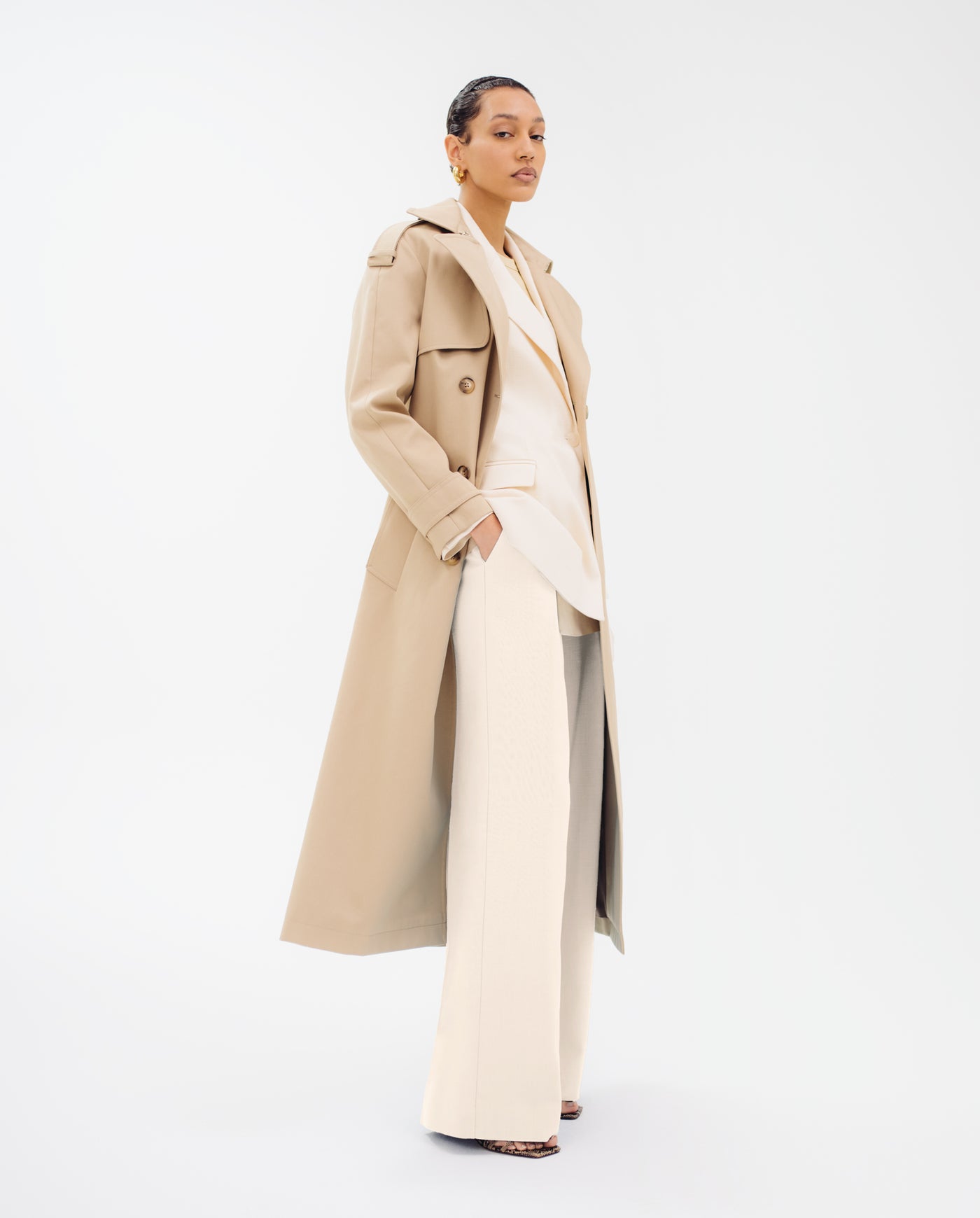 IVY OAK - CAROLINA Coat - IO1123S1109-BE442 - Beige